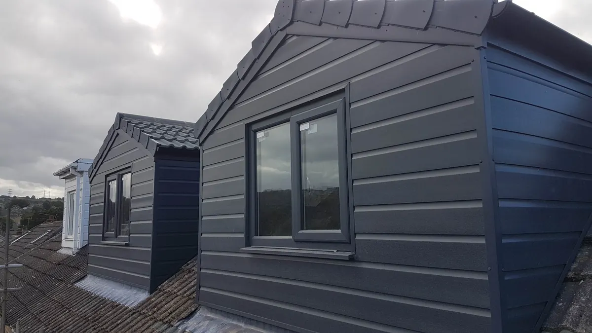 Double dormer completed following a loft conversion in Mirfield