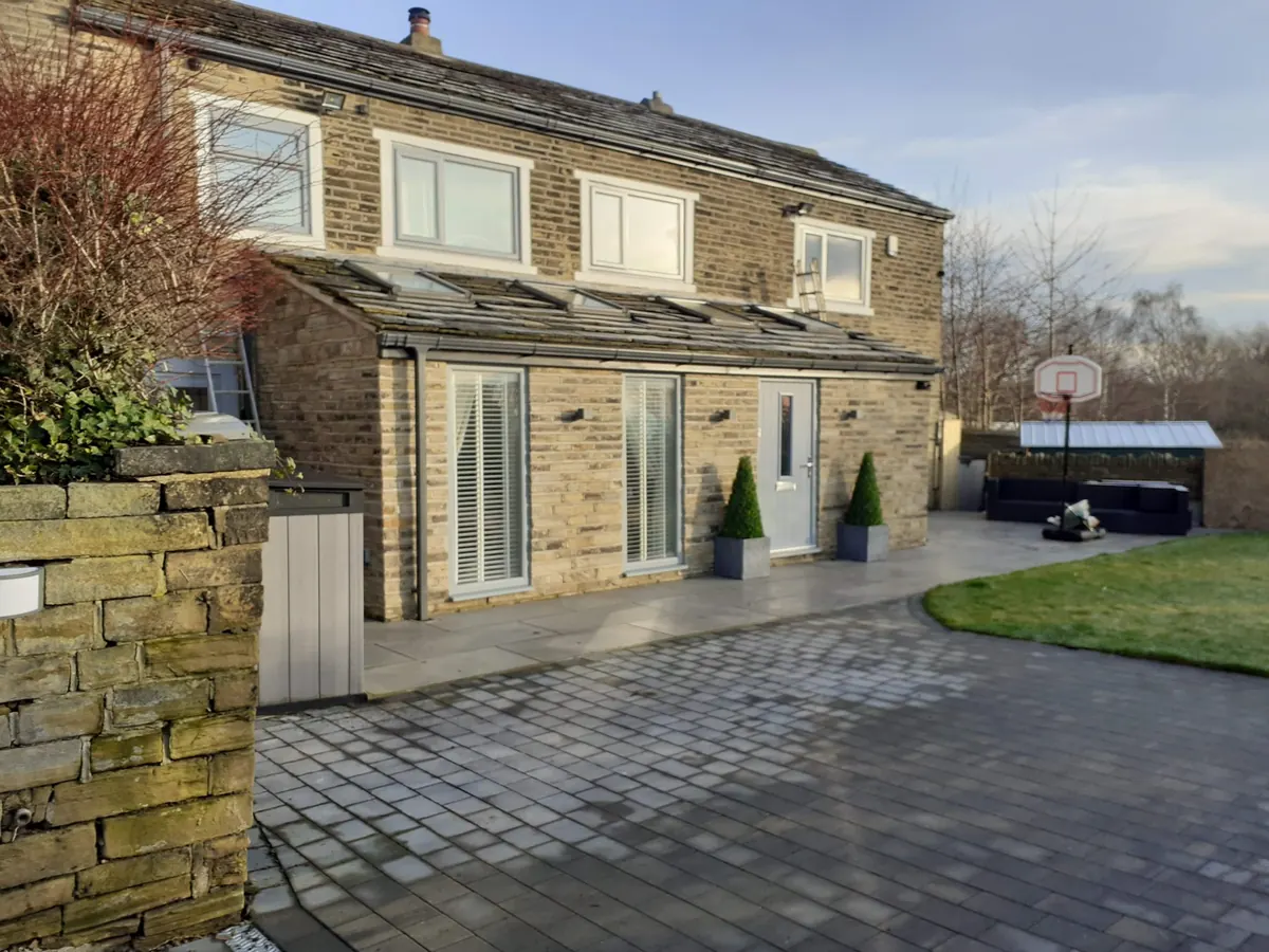 Completed single-storey extension project in Halifax